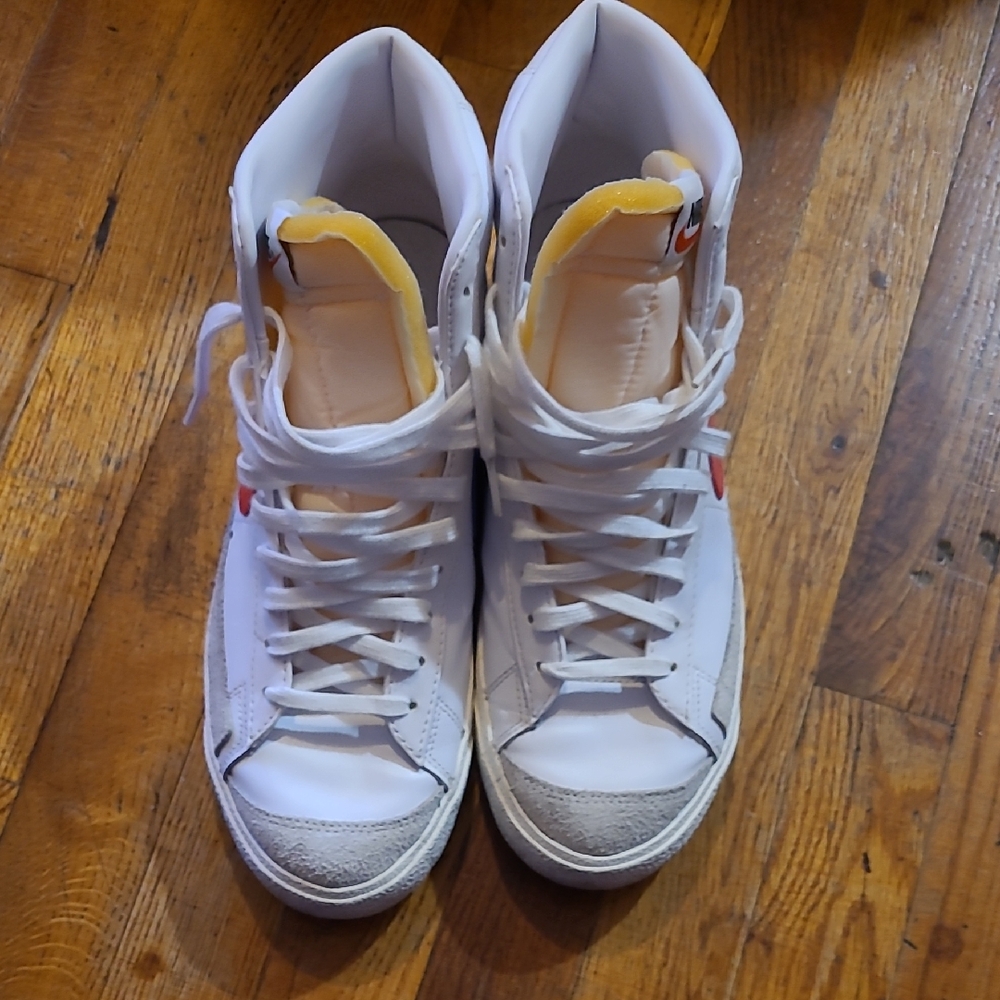 Nike White High-Top Sneakers